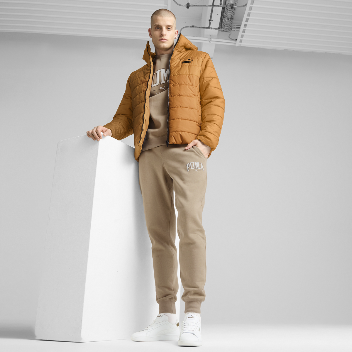 Puma ESS Padded Jacket Turuncu Erkek Mont