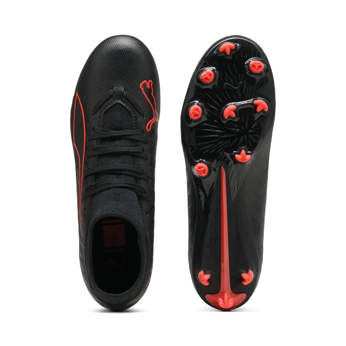 Puma ULTRA 6 PLAY+ FG/AG Siyah Erkek Krampon