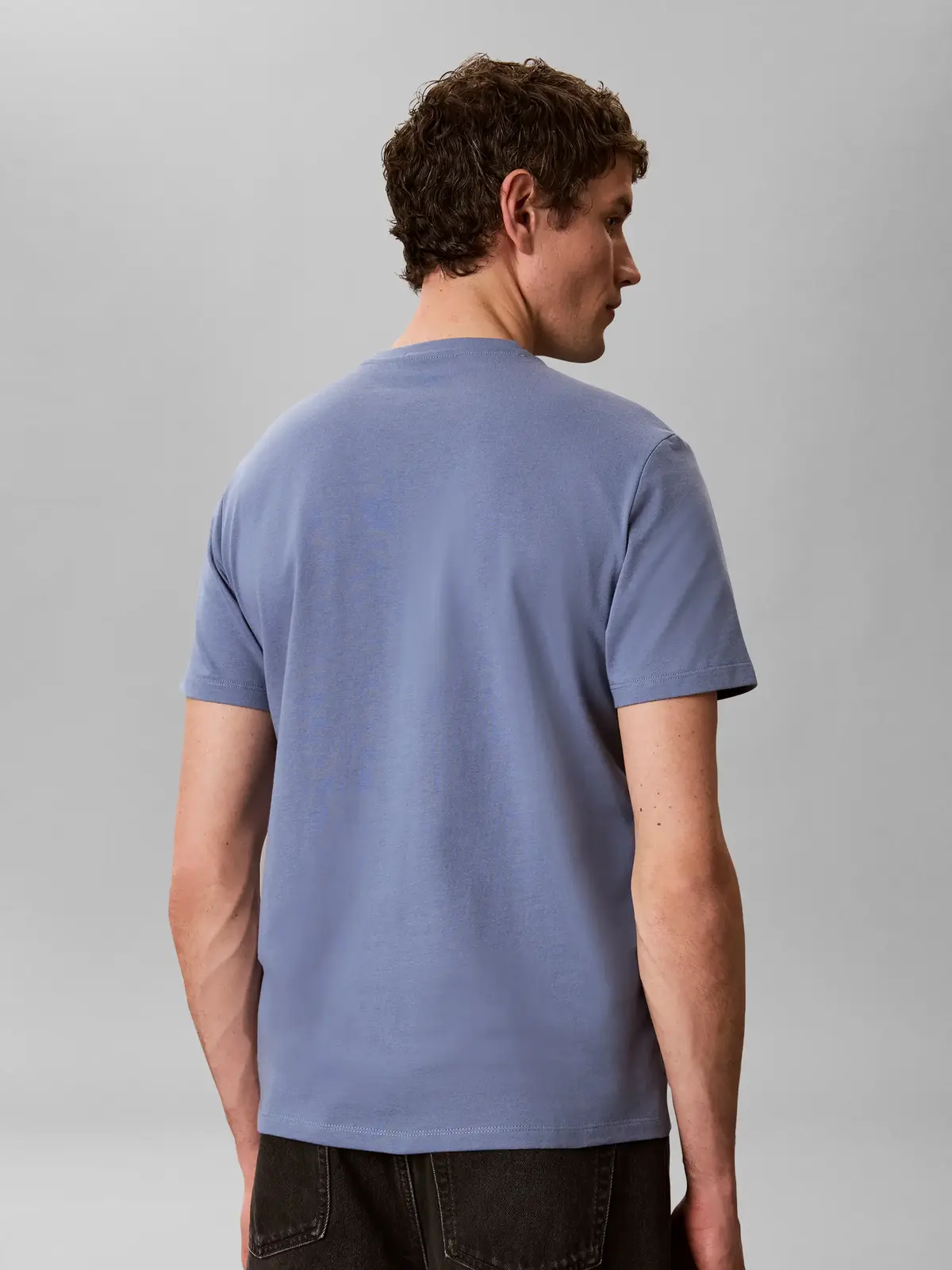 Calvin Klein SS CLASSIC MONOGRAM, C4I Mavi Erkek T-Shirt