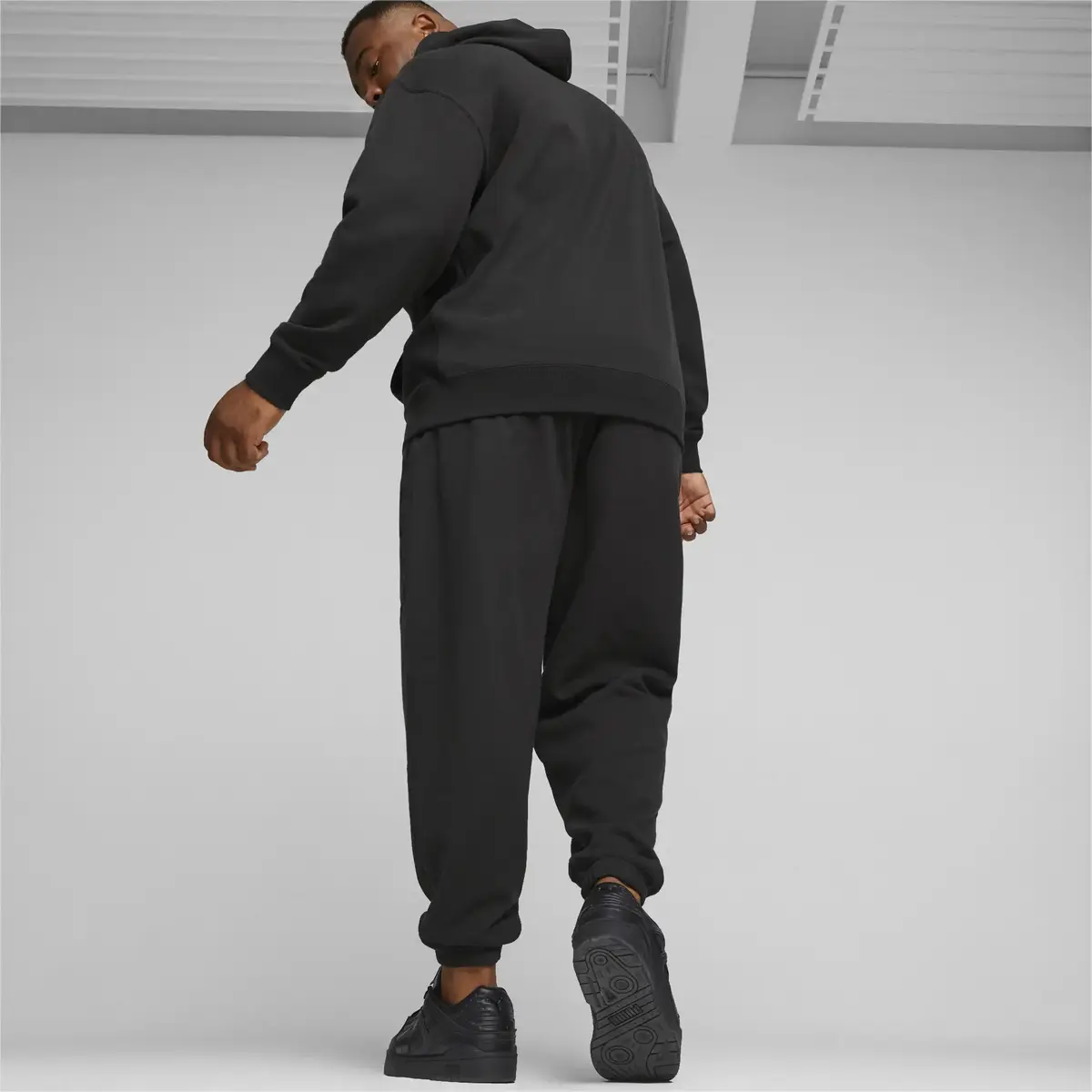 Puma DOWNTOWN Sweatpants Siyah Erkek Eşofman Altı