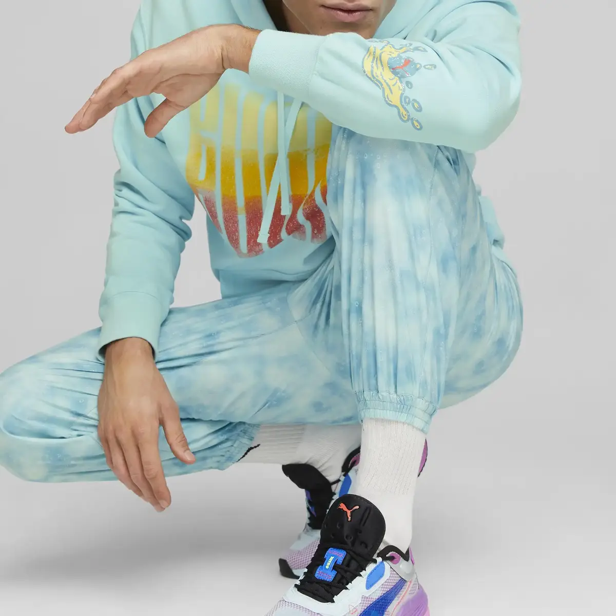 Puma Summer Squeeze Track Pants Mavi Erkek Eşofman Altı