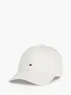 Tommy Hilfiger TH FLAG COTTON 6 PAN Erkek Beyaz Şapka