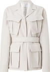 Calvin Klein VISCOSE CREPE FIELD Kadın Krem Blazer