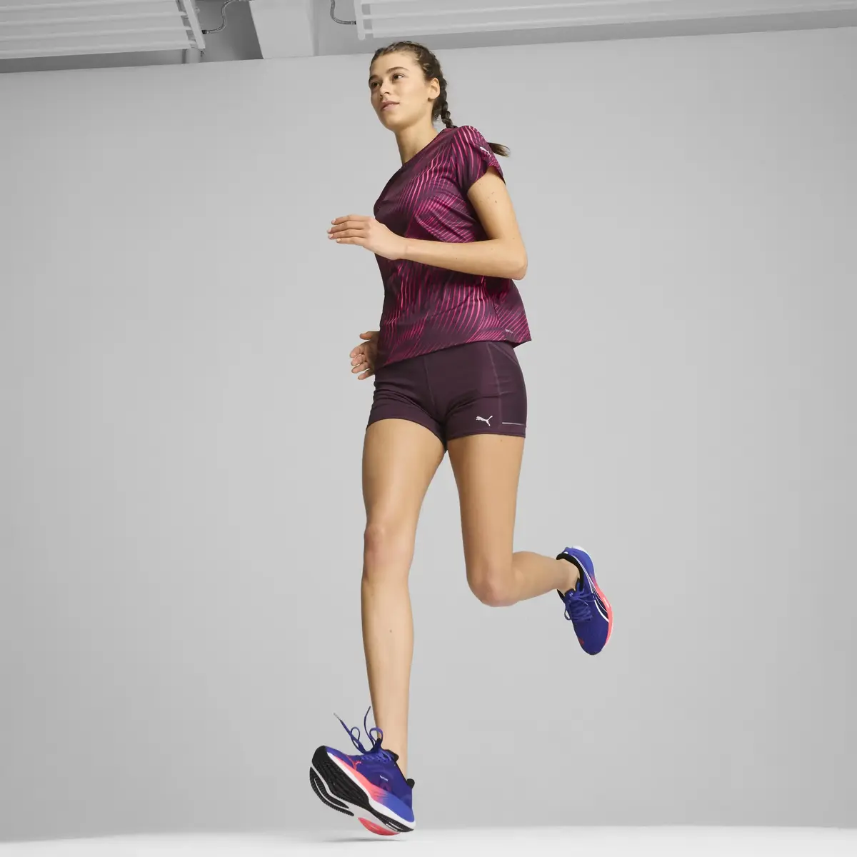 Puma Velocity NITRO 3 Wn Mor Kadın Yürüyüş ve Koşu Ayakkabısı