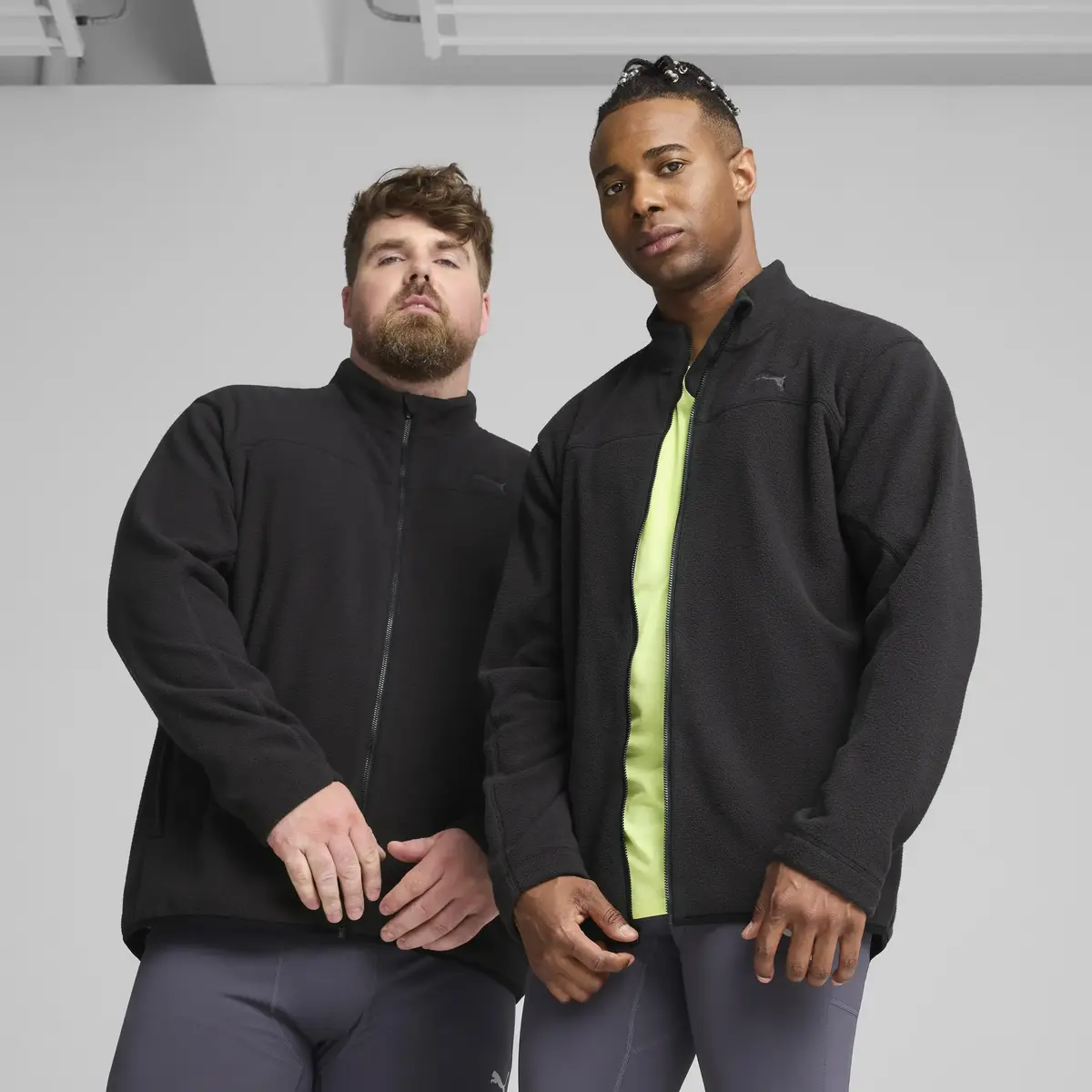 Puma WINTER TECH FLEECE JACKET M Siyah Erkek Mont