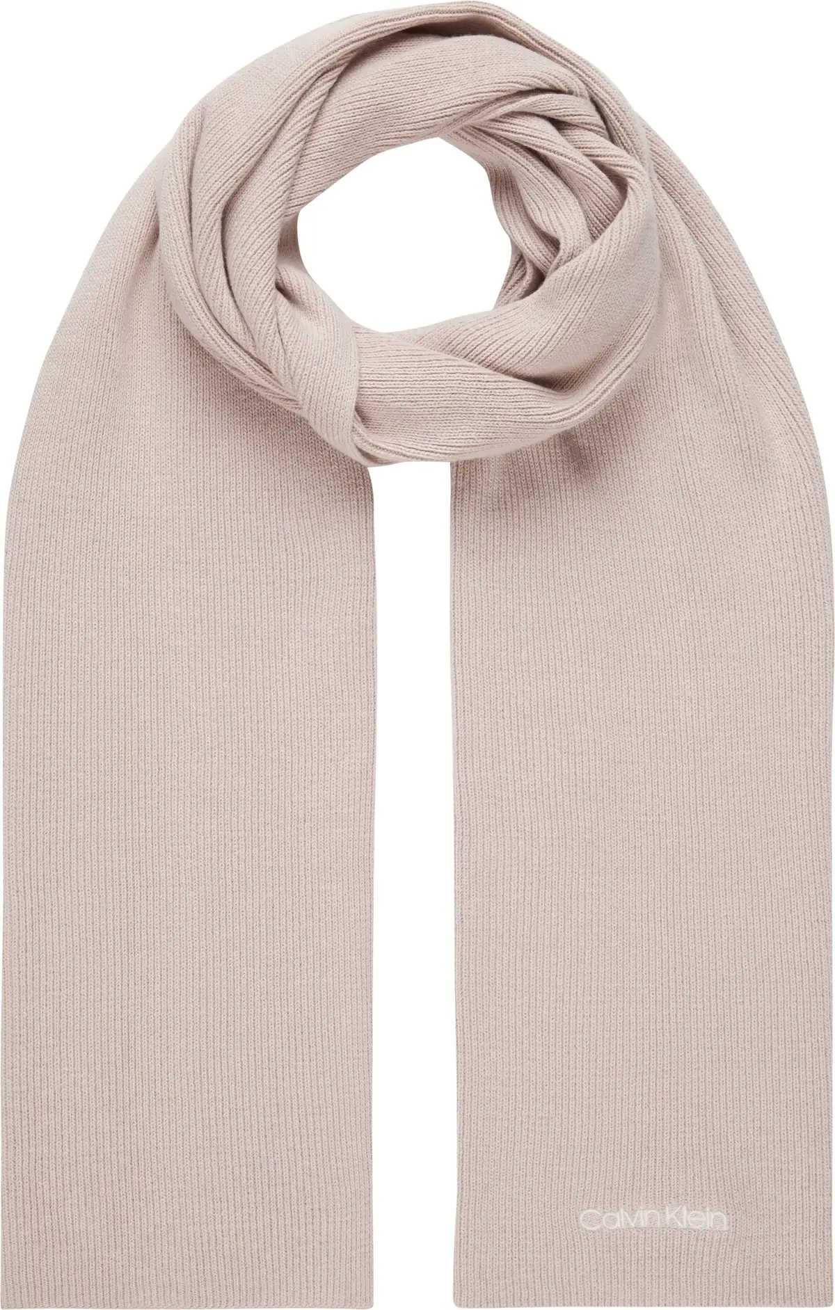 Calvin Klein ESSENTIAL KNIT SCARF Kadın Krem Eşarp