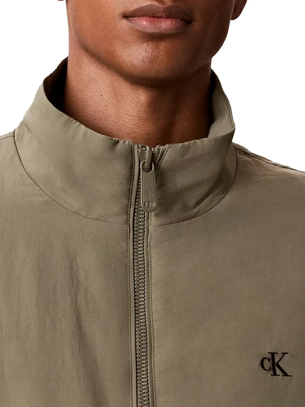 Calvin Klein LS PADDED NYLON HARR, LDY Haki Erkek Ceket