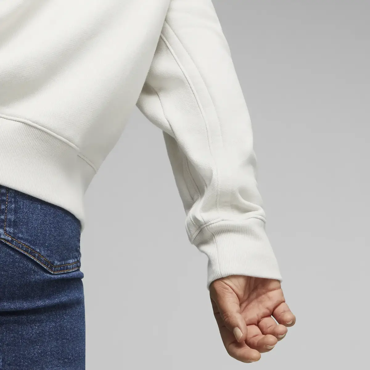 Puma INFUSE Crew Gri Kadın Sweatshirt