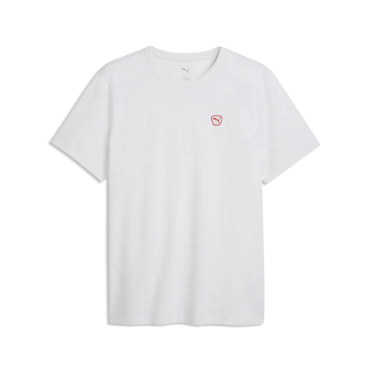 PUMA ESS ELEVATED Tee Beyaz Erkek T-Shirt