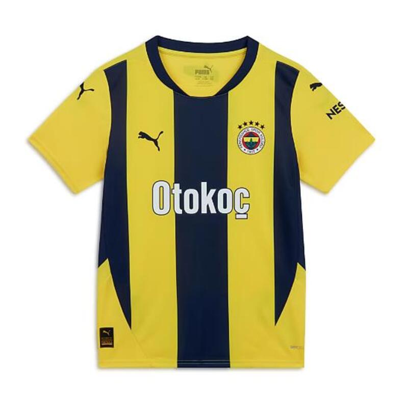 Puma FSK Home Jersey Replica Jr Sarı Erkek İç Saha Forması