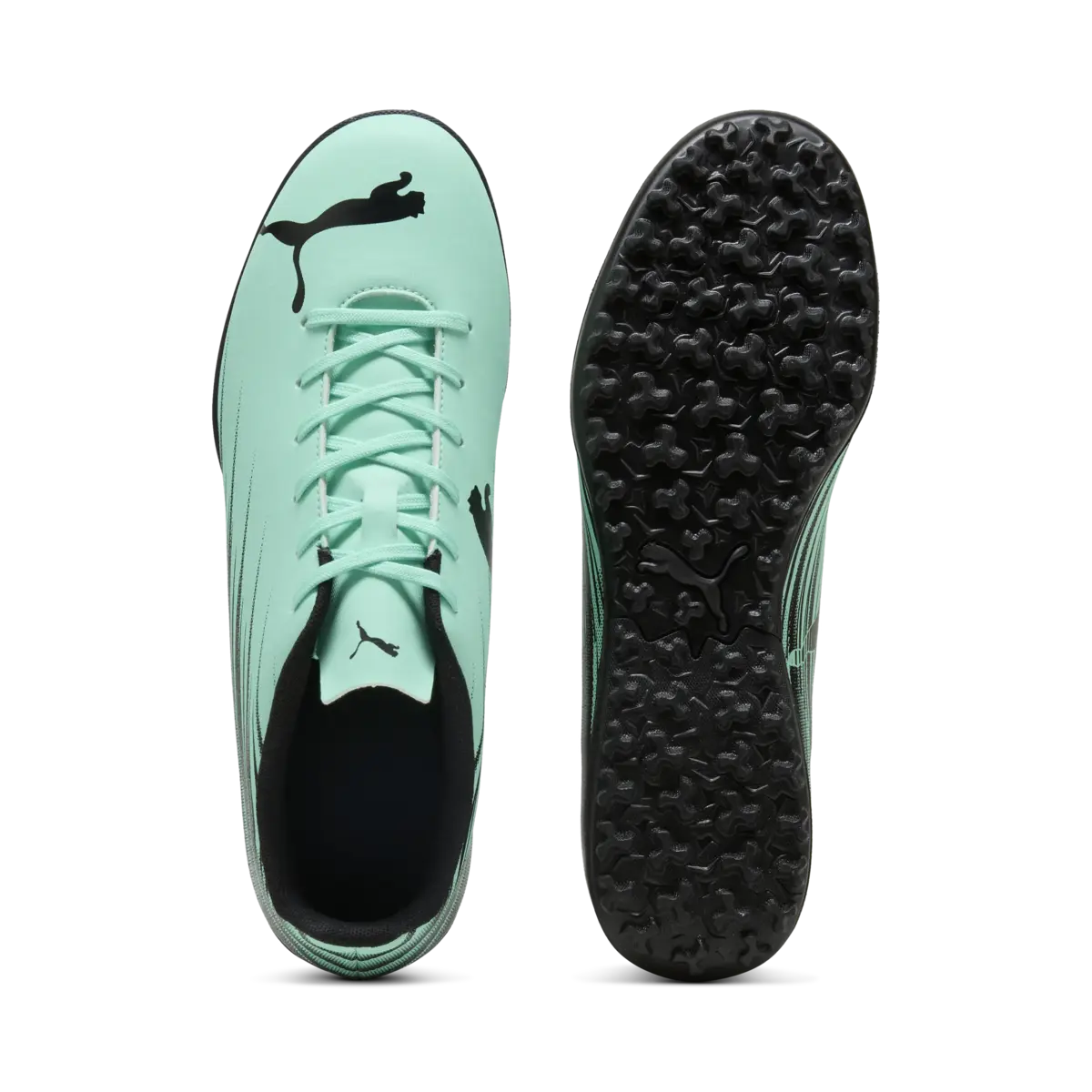 PUMA ATTACANTO II TT Mint Jelly-PUMA Black Siyah Erkek Halı Saha ayakkabısı