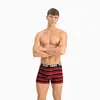 Puma PUMA HERITAGE STRIPE BOXER 2P red / blac Kırmızı/Siyah Erkek 2'li Boxer