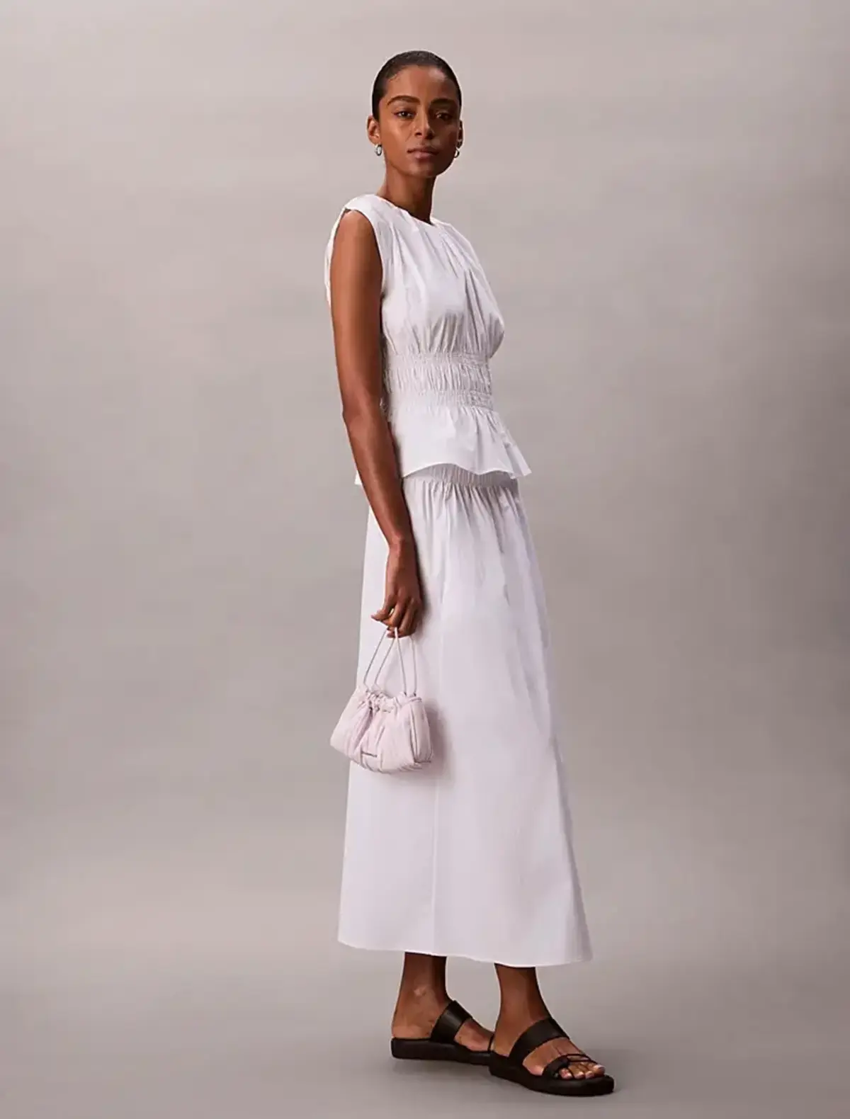 Calvin Klein PLISSE MINI DRAWSTRING BAG Pembe Kadın El Çantası