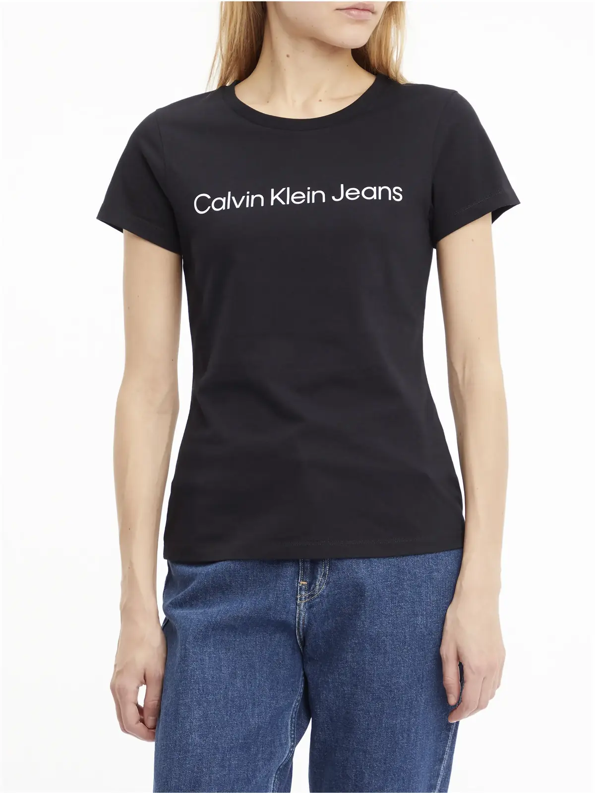 Calvin Klein Siyah Kadın T-Shirt & Polo