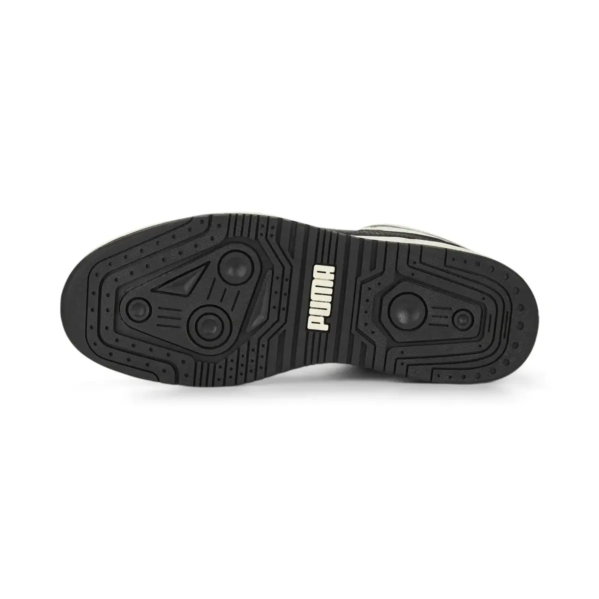 Puma SLIPSTREAM MID 75Y PRM Blanc de Blanc-PU Siyah-Beyaz Erkek Günlük Spor Ayakkabı