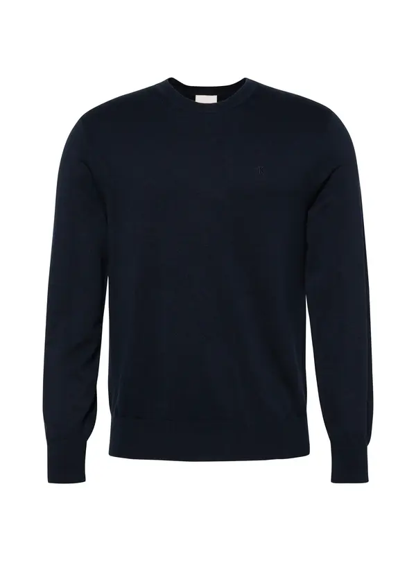 Calvin Klein LS SUPIMA COTTON CRE, CEF Lacivert Erkek Kazak