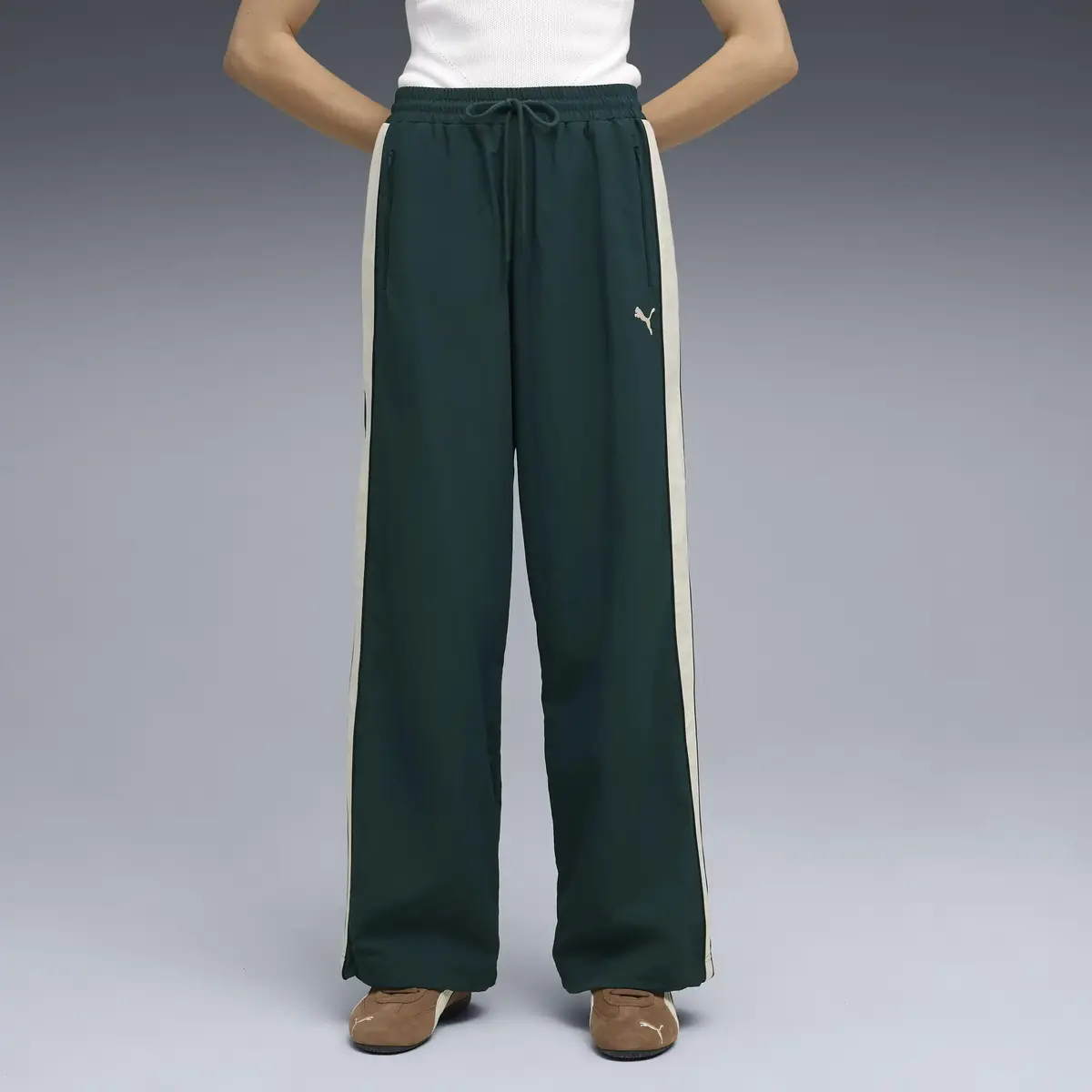 Puma T7 Oversized Track Pants Yeşil Erkek Eşofman Altı