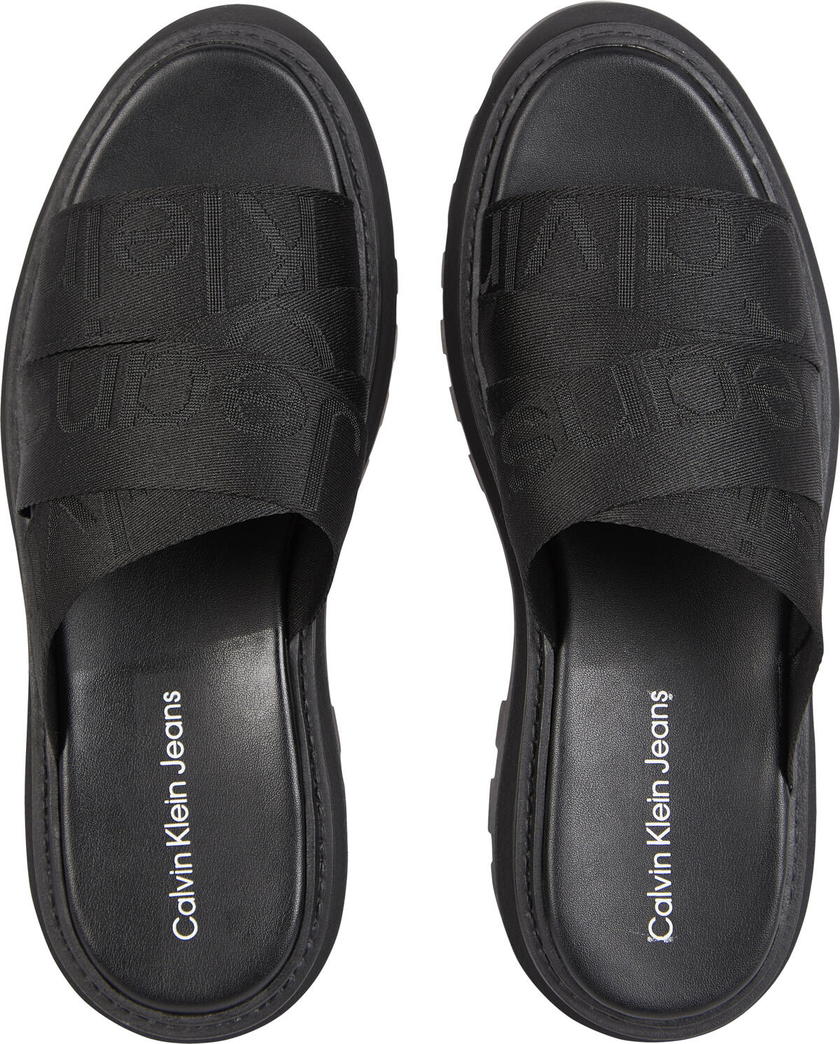 Calvin Klein TOOTHY COMBAT SANDAL Kadın Siyah Sandalet