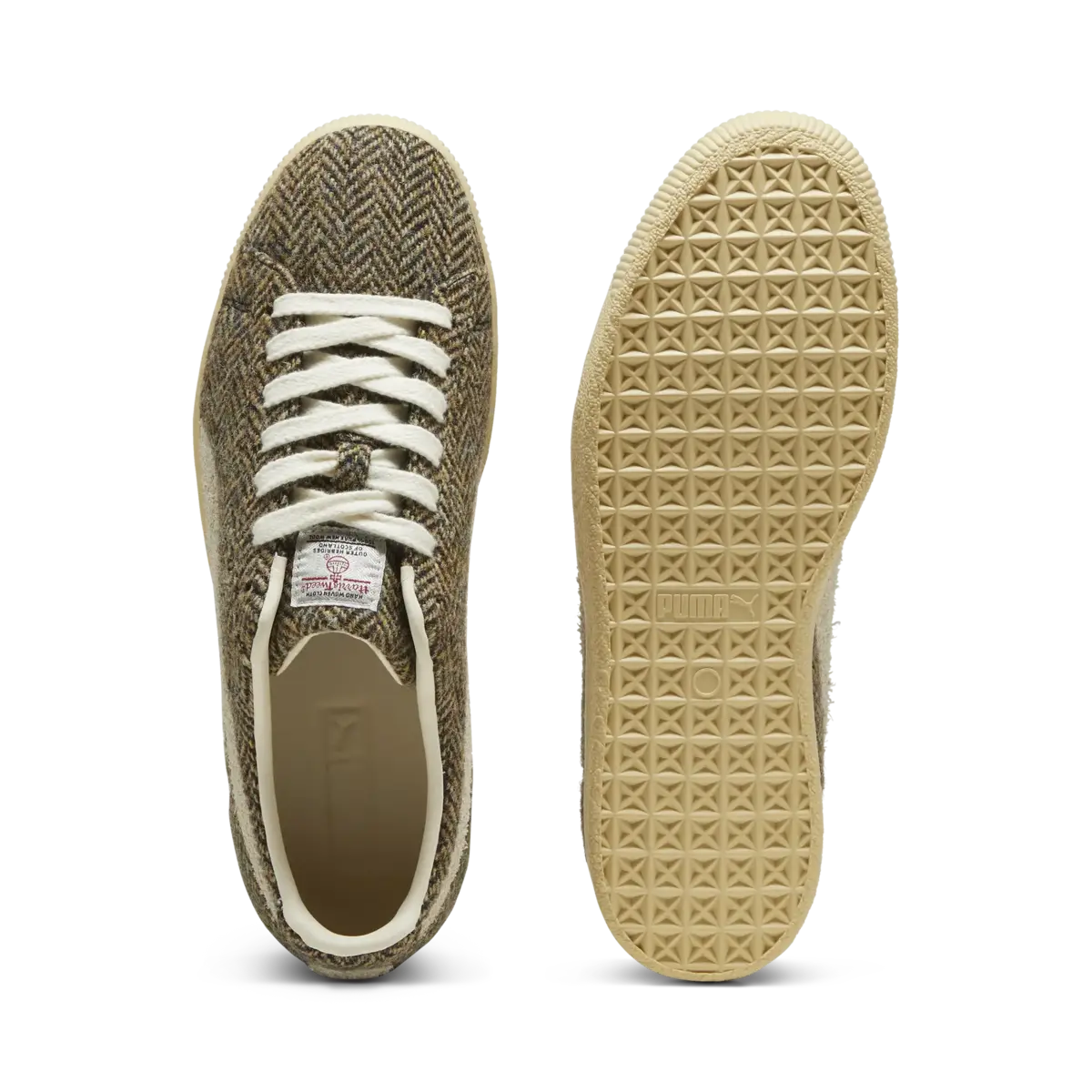 Puma Clyde Harris Tweed Kahverengi Erkek Spor Ayakkabı
