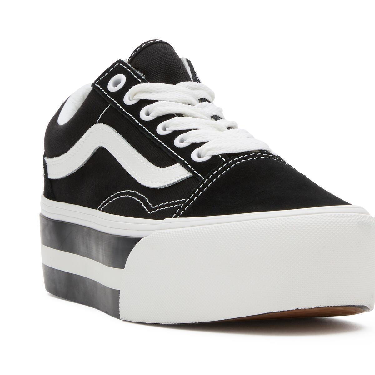 Vans Old Skool Stackform Siyah Kadın Günlük Spor Ayakkabı