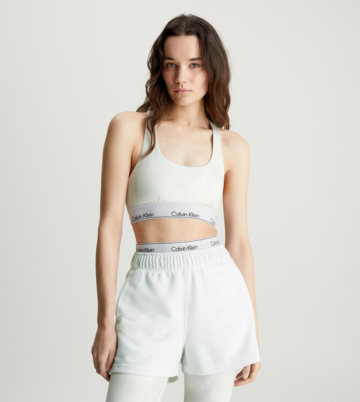 Calvin Klein WO - Sports Bra Medi, MM1 Yeşil Bra