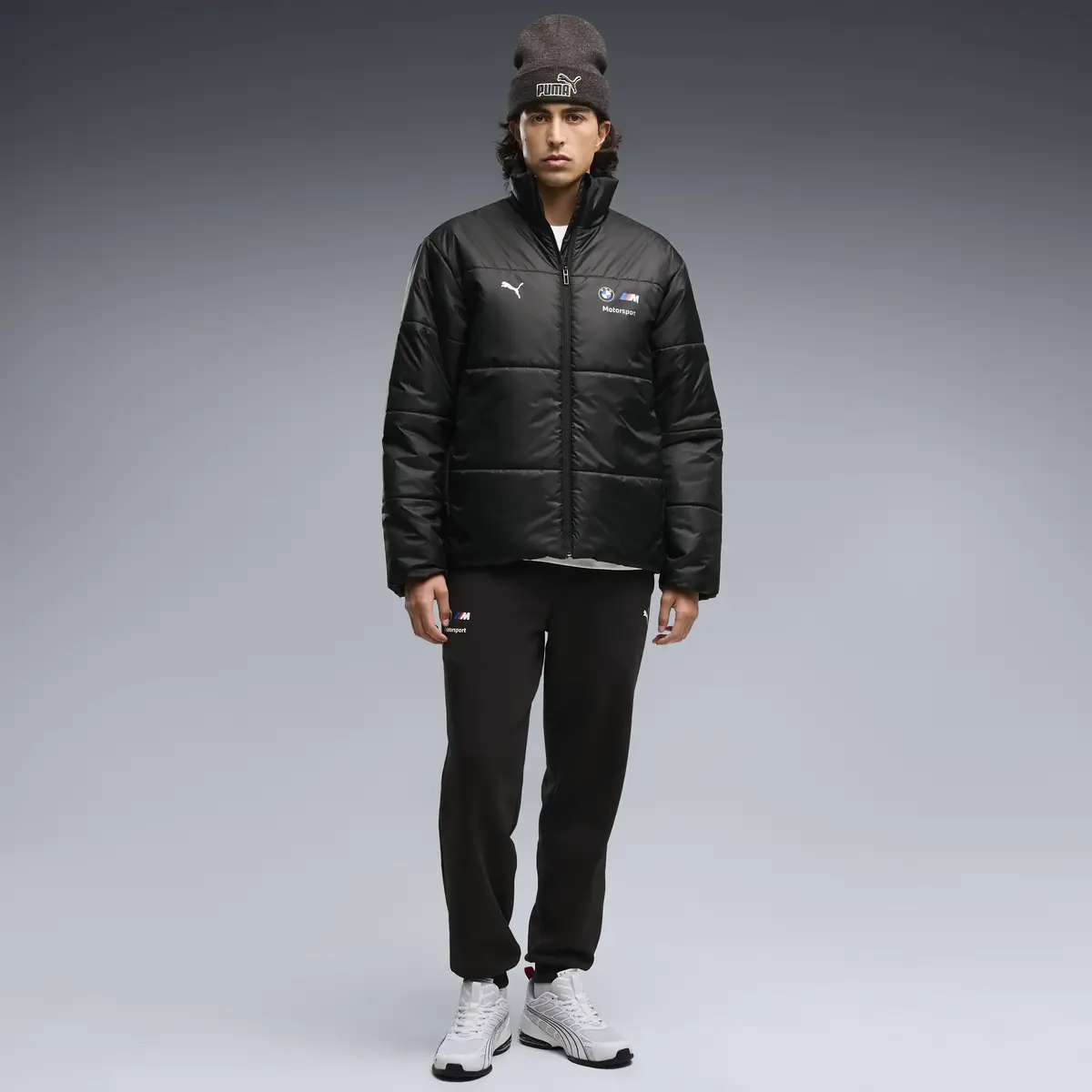 PUMA BMW MMS Ess Padded jacket Siyah Erkek Mont