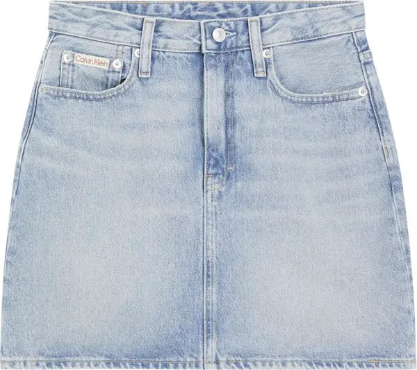 Calvin Klein REGULAR MINI SKIRT Mavi Kadın Etek