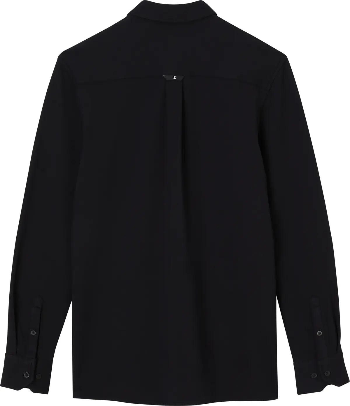 Calvin Klein MONOGRAM KNITTED SHI Erkek Siyah Gömlek