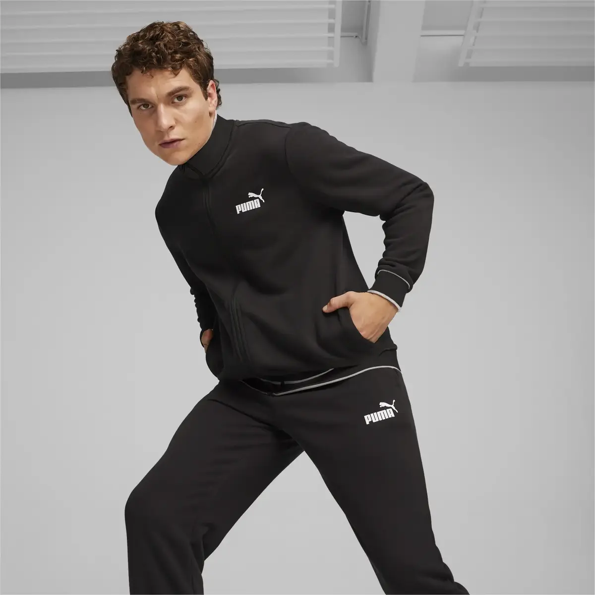 Puma Sweat Tracksuit Siyah Erkek Eşofman Takımı
