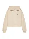 Calvin Klein HANDWRITING LOGO HOO Bej Çocuk Kapüşonlu Sweatshirt