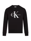Calvin Klein CK MONOGRAM TERRY CN Siyah Çocuk Sweatshirt