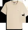 Tommy Hilfiger ESS SEASONAL REG FIT, RBT Bej Erkek T-Shirt & Polo