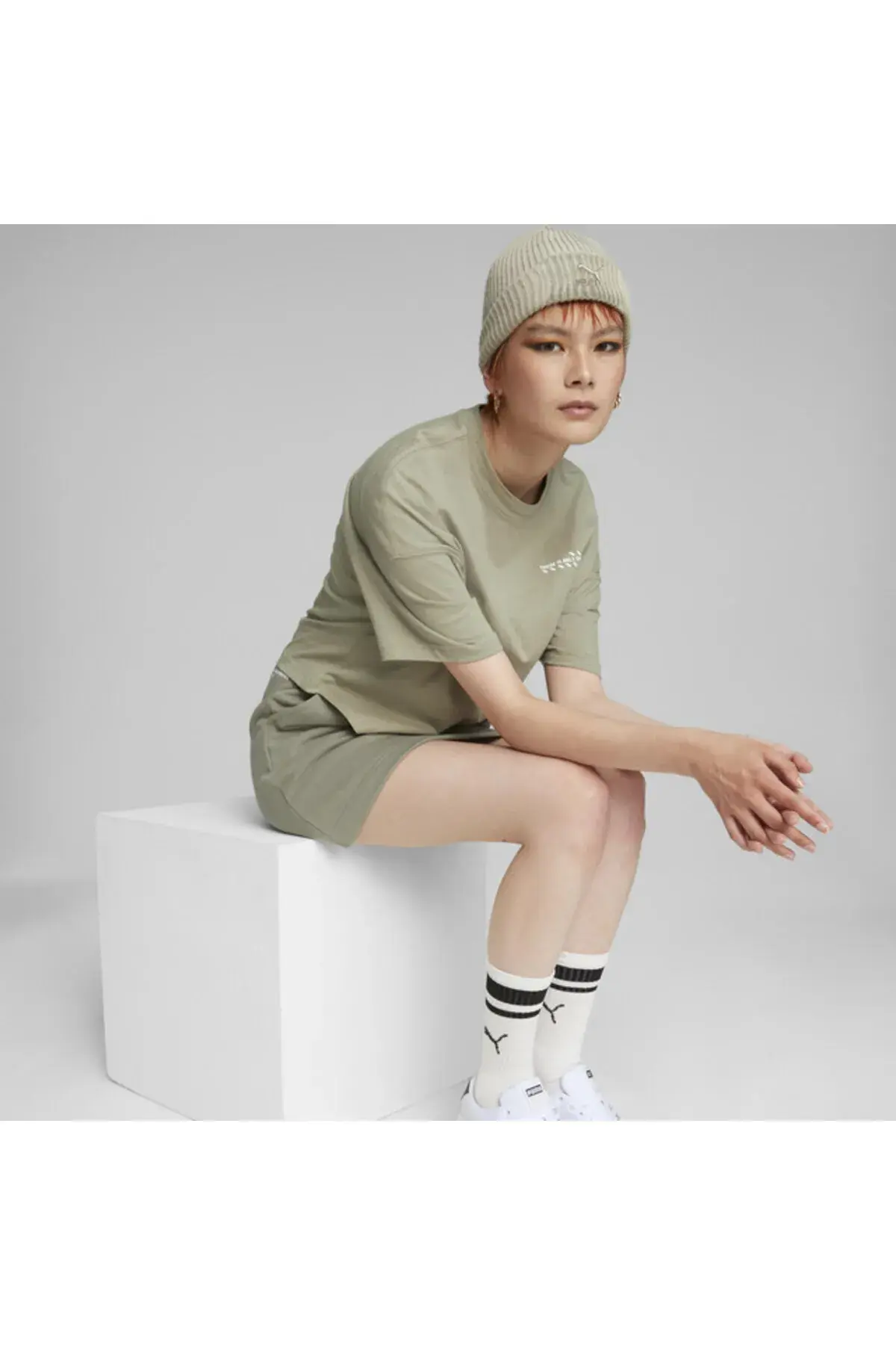 Puma RE:Collection Fisherman Bej Kadın Bere