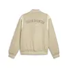 Puma X ONE PIECE Varsity Jacket WV Bej Erkek Sweatshirt