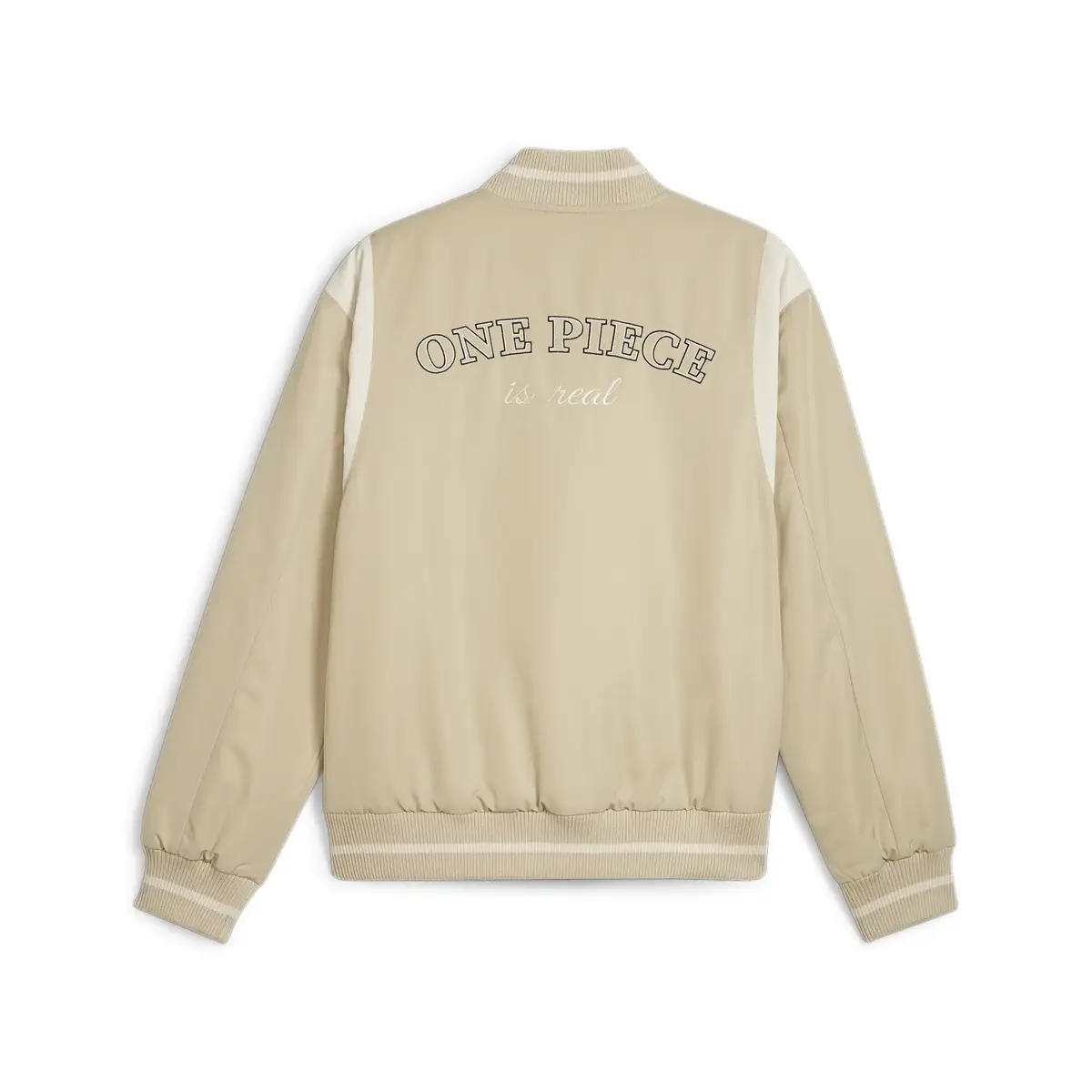 Puma X ONE PIECE Varsity Jacket WV Bej Erkek Sweatshirt