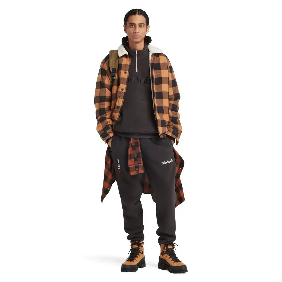Timberland Pant with Polartec 200 Series Fleece Siyah Erkek Eşofman Altı