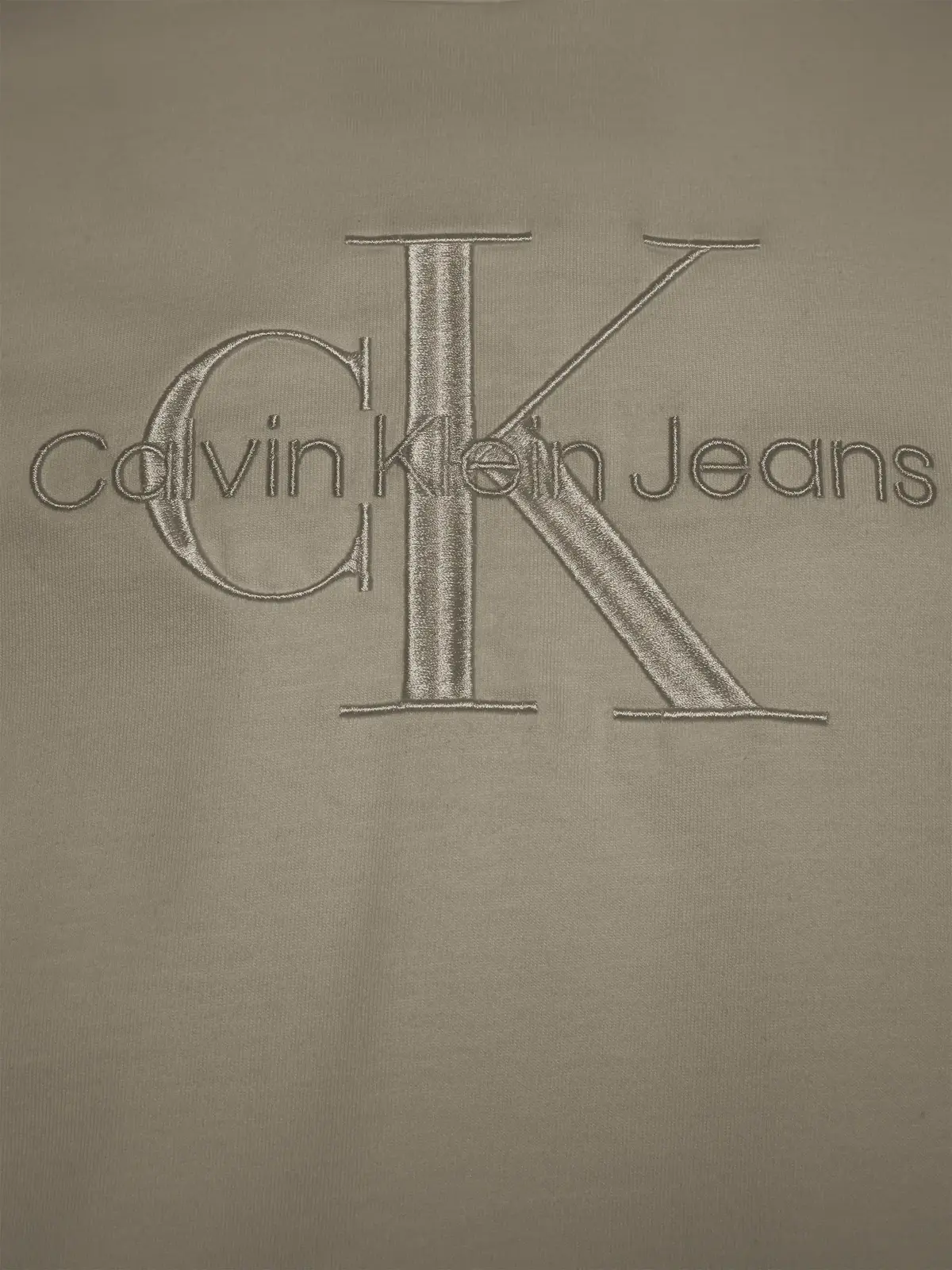 Calvin Klein SS HI LOW EMB 16S JE, PAH Bej Erkek T-Shirt & Polo