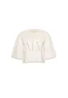 Calvin Klein SS CROP, Pembe Kadın Crop Tişört