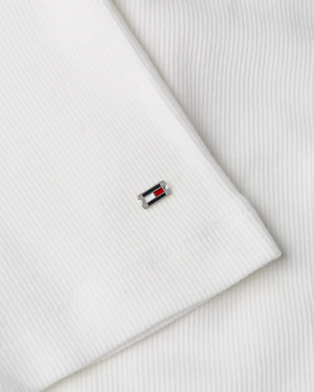 Tommy Hilfiger SLIM GOLD BUTTON POL, YBL Beyaz Kadın T-Shirt & Polo