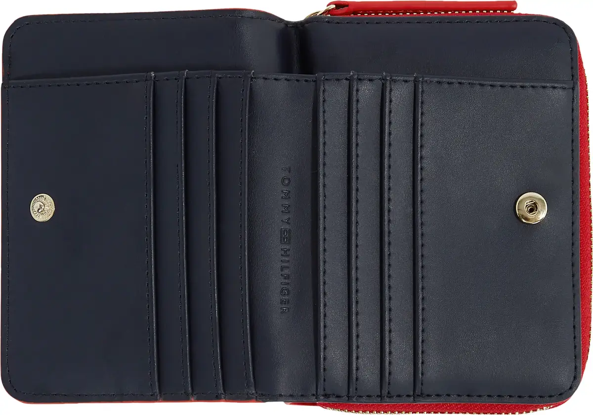 Tommy Hilfiger TH LOGOTAPE MED ZA, XLG Kırmızı Kadın Çanta & Cüzdan