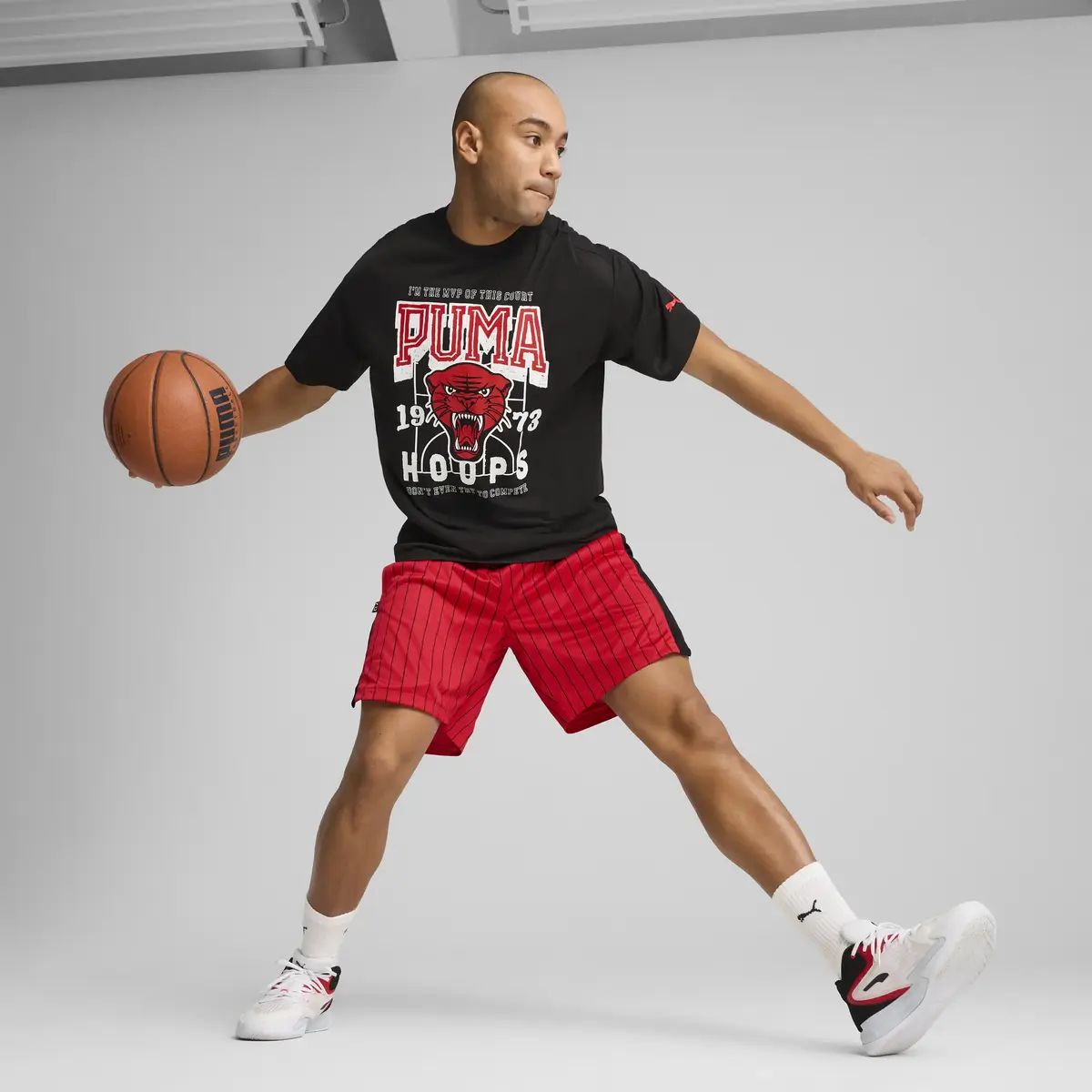 Puma Rival Rage Tee 4 Siyah Erkek T-Shirt & Polo