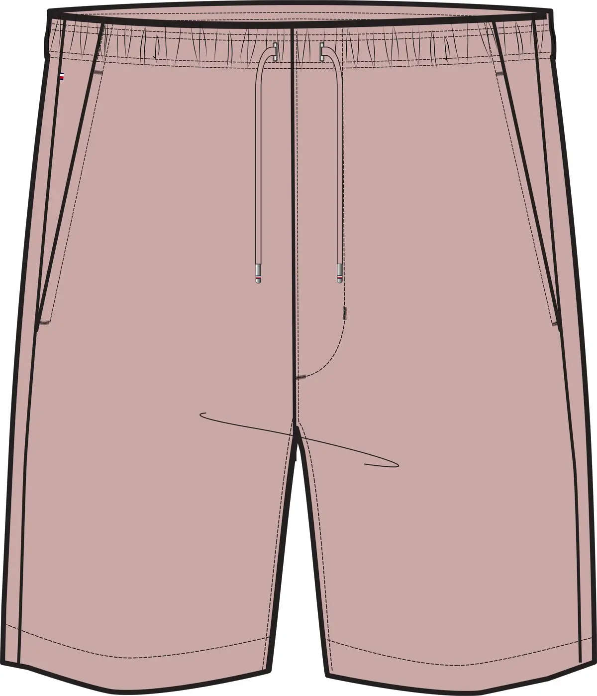 Tommy Hilfiger HARLEM PO LINEN SHOR, TQN Pembe Erkek Şort