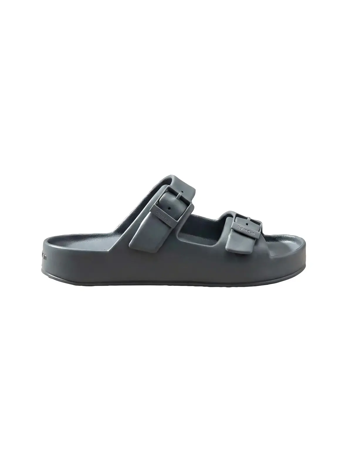 Calvin Klein ERGON EVA DOUBLE BAR Koyu Gri Erkek Terlik