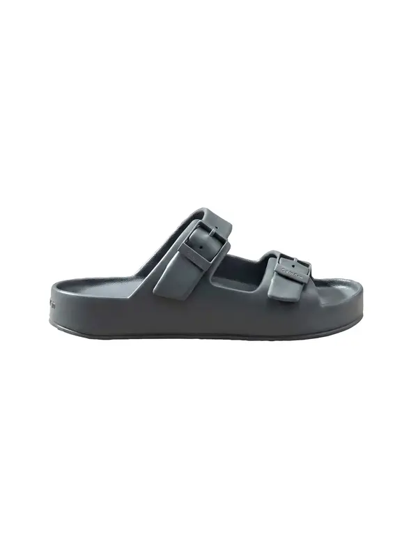 Calvin Klein ERGON EVA DOUBLE BAR Koyu Gri Erkek Terlik