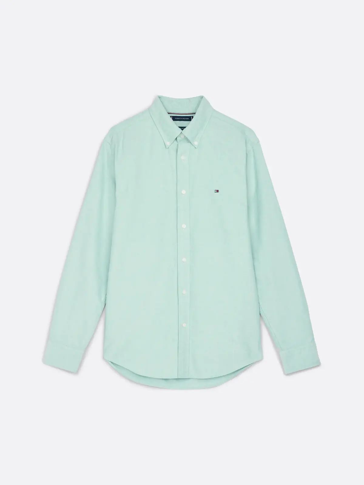 Tommy Hilfiger SOLID HERITAGE OXFOR, L4F Yeşil Erkek Gömlek