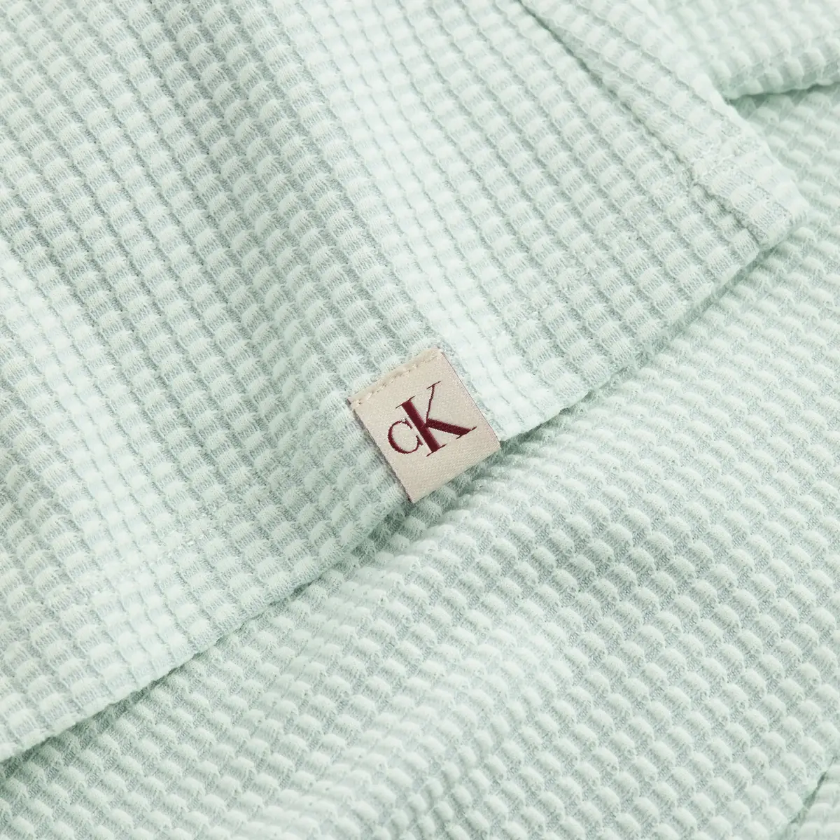 Calvin Klein WAFFLE TEXTURE HALTE, CDV Yeşil Kadın Elbise-Etek