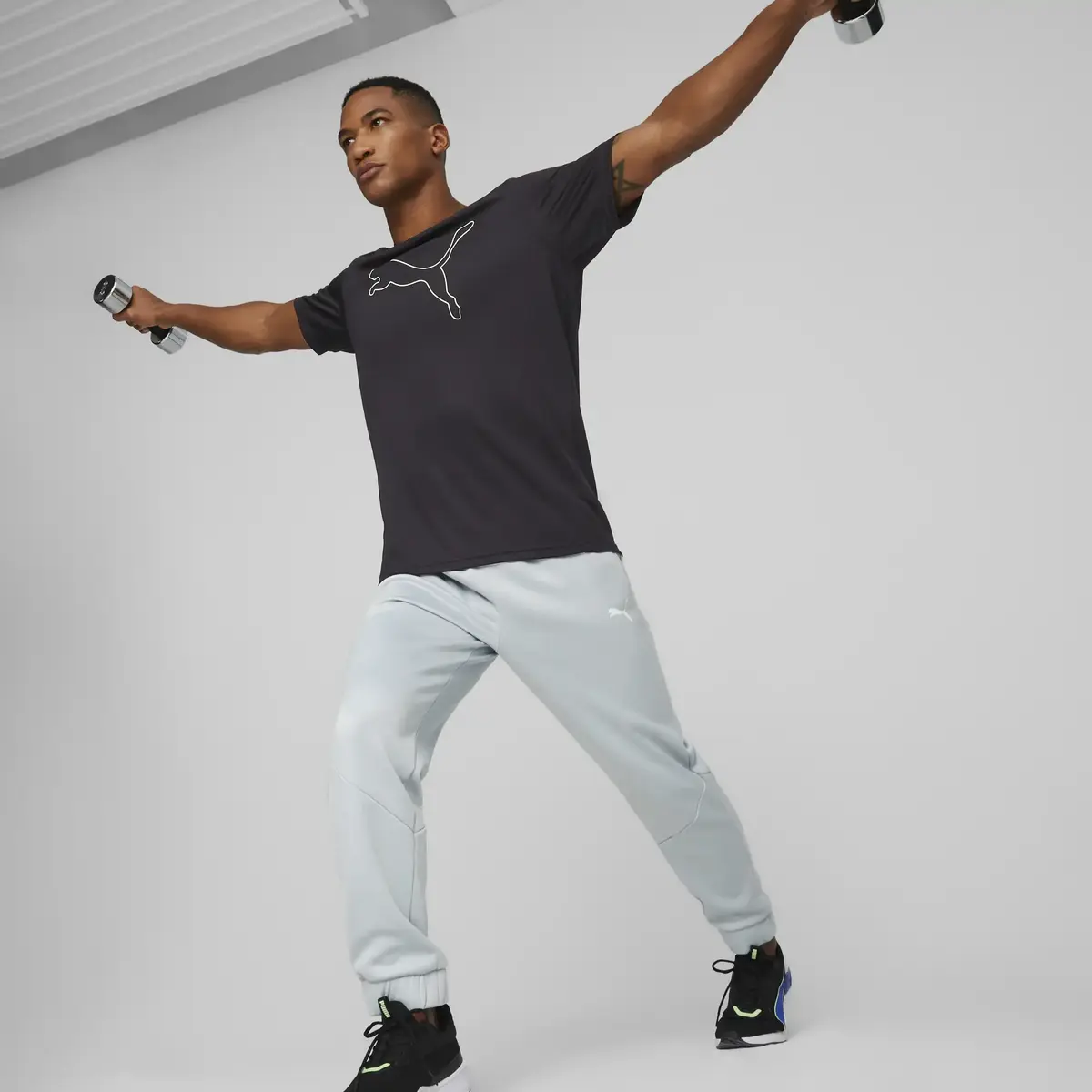 Puma PERFORMANCE CAT TEE M Siyah Erkek T-Shirt