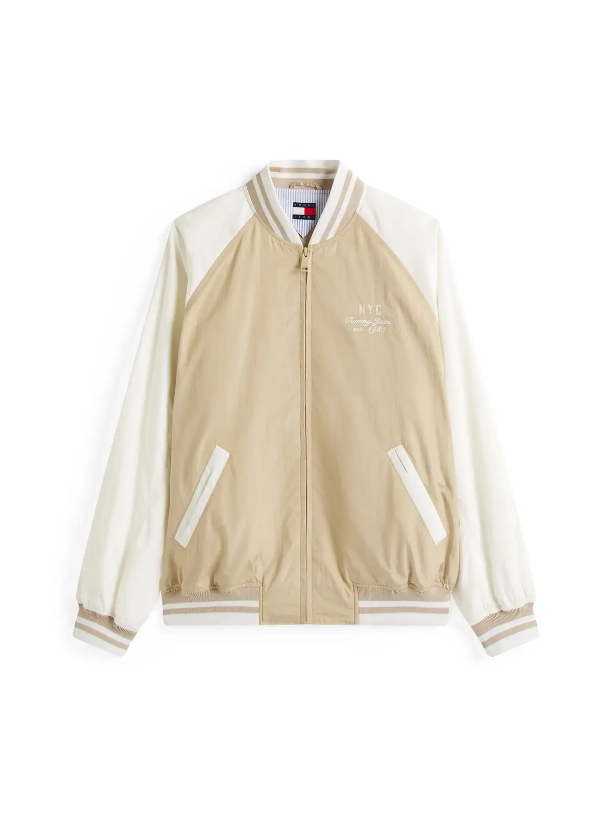 Tommy Hilfiger TJW SOUVENIR BOMBER Krem Kadın Bomber Ceket