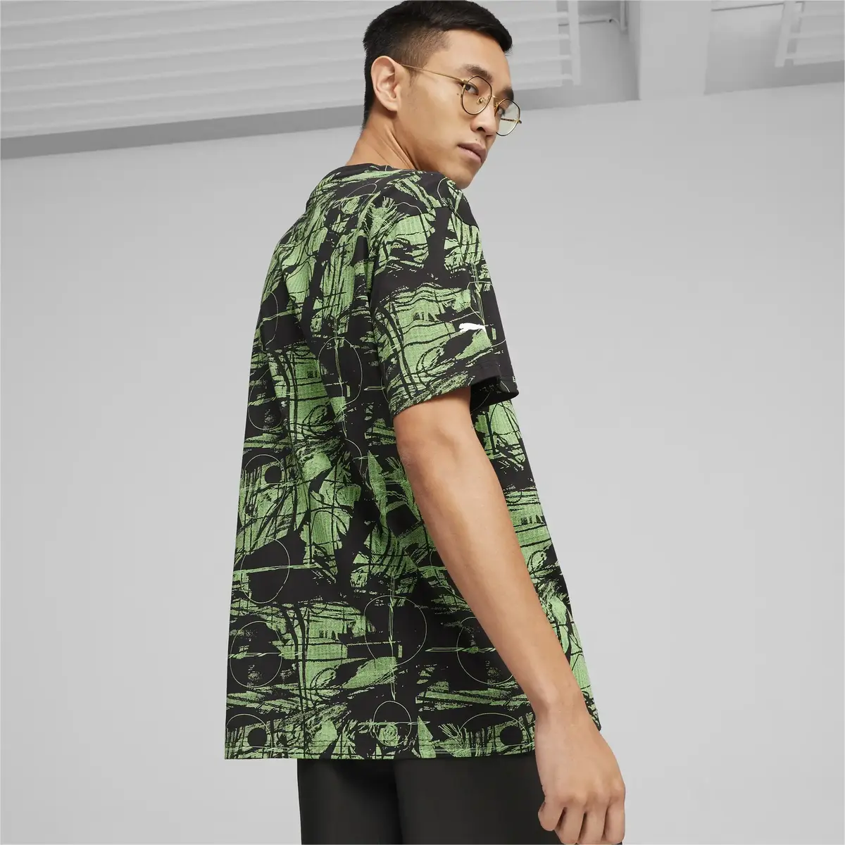 Puma MAPF1 Statement AOP Tee Siyah Erkek Tişört