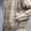 Puma T7 Tartan Woven Jacket Krem Kadın Ceket